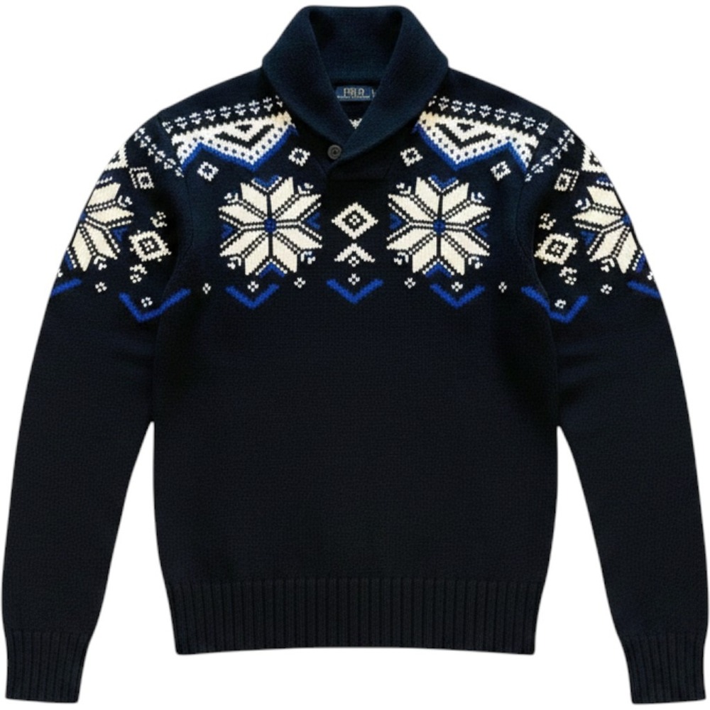 Polo Ralph Lauren Sweater XL Mens Fathers Day Fair‎ Isle Nordic Classic
